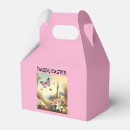 HAPPY Easter gunstbox in het roze Bedankdoosjes