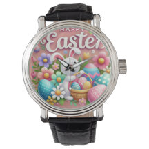 "Happy Easter Hand Watch Design - Vier de zee