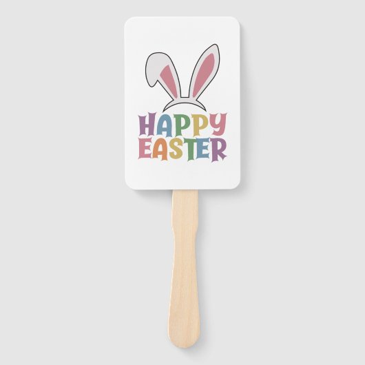 Happy Easter Handwaaier (Voorkant)