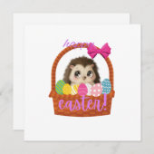 Happy Easter Hedegel-Kaart (Voorkant / Achterkant)