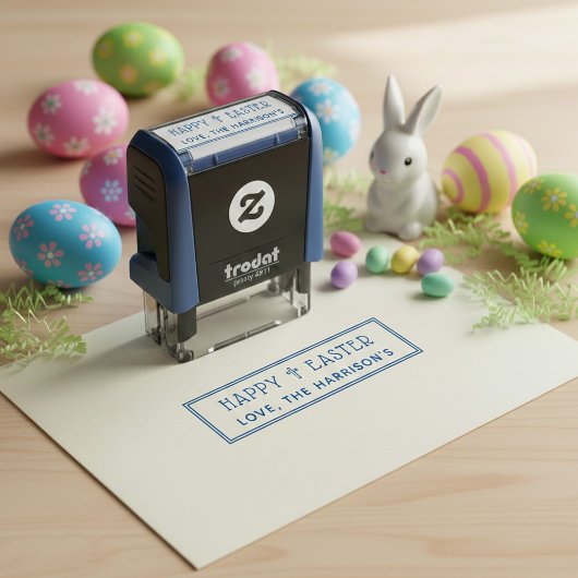 Happy Easter Heilige Korren Zelfinktende Stempel