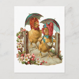 Happy Easter Hens Feestdagenkaart