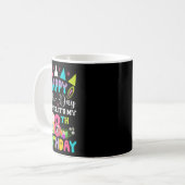 Happy Easter Het is mijn 8e verjaardag Bunny Eggs Koffiemok (Voorkant links)