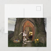 Happy Easter - Het Konijnenhuis Briefkaart (Voorkant / Achterkant)