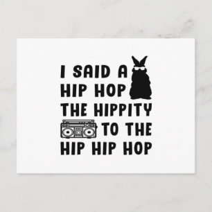 Happy Easter Hip Hop Bunny Easter Funny Gift Idee Briefkaart