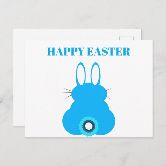 Happy Easter Holiday Briefkaart (Voorkant / Achterkant)