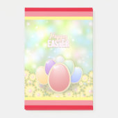 Happy Easter Holiday Bunny Floral Post-it® Notes (Voorkant)