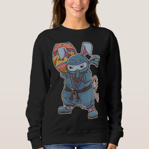 Happy Easter Holiday Bunny Ninja Egg Hunting Seaso Trui