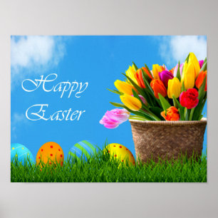 Happy Easter Holiday Poster
