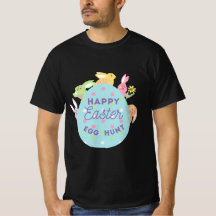 Happy Easter Holiday Rabbit wil Funny T-Shirt