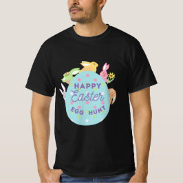 Happy Easter Holiday Rabbit wil Funny T-Shirt