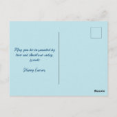 Happy Easter Home Giant Easter Egg Daisies Briefkaart (Achterkant)