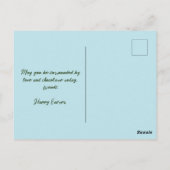 Happy Easter Home Giant Easter Egg Daisies Briefkaart (Achterkant)