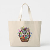Happy Easter - Hoppy Easter Tote Bag (Achterkant)