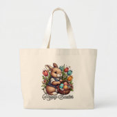 Happy Easter -Hoppy Easter Tote Bag (Voorkant)