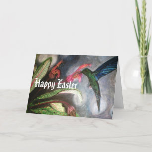 Happy Easter, HUMMIGE BIRD-kaart Feestdagen Kaart