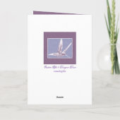 Happy Easter Hummingbird Wenskaart Kaart (Achterkant)