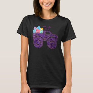 Happy Easter Hunt Eggs Monster Truck Bunny T-shirt