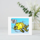 HAPPY EASTER Ik ben geen Happy Bunny grappige groe Feestdagenkaart (Staand voorkant)