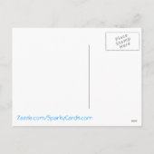 HAPPY EASTER Ik ben geen Happy Bunny grappige groe Feestdagenkaart (Achterkant)