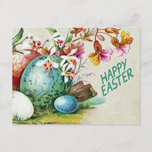 Happy Easter Illustratie Feestdagenkaart