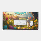 Happy Easter in a Spring Landscape Bureaumat (Keyboard & Muis)