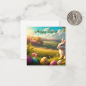 Happy Easter in a Spring Landscape Notitiekaartje (Voorkant / Achterkant in situ)