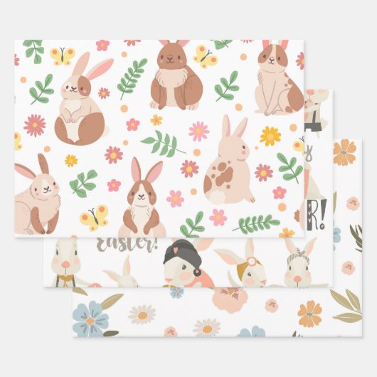 Happy Easter Inpakpapier Vel (Set)