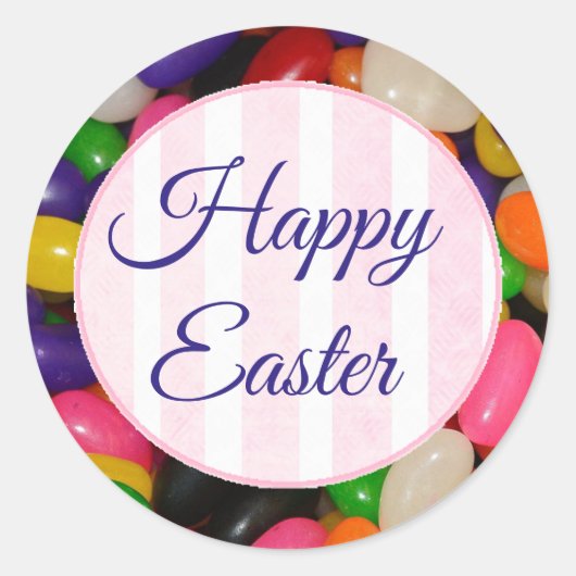 Happy Easter Jelly Bean Stickers (Voorkant)