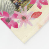 Happy Easter Jesus Resureccition Angel Wreaths Fleece Deken (Hoek)