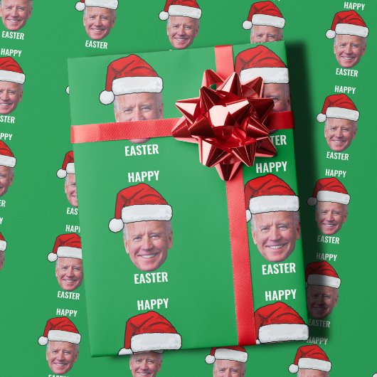 Happy Easter Joe Biden 4 juli Cadeaupapier