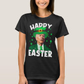 Happy Easter Joe Biden Leprechaun Shamrock St Patr T-shirt (Voorkant)