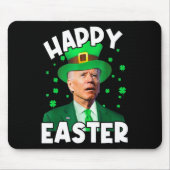 Happy Easter Joe Biden St Patricks Day Leprechaun Muismat (Voorkant)
