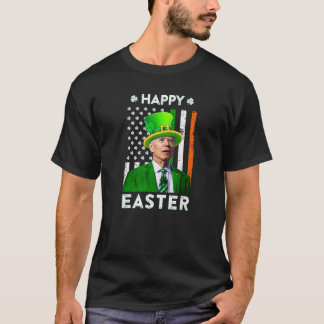 Happy Easter Joe Biden St Patricks Day Leprechaun T-shirt
