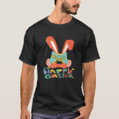 Happy Easter Joystick Bunny Stropdas Funny Gaming  T-shirt (Voorkant)
