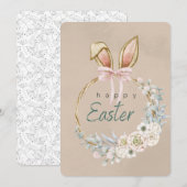 happy easter kaart (Voorkant / Achterkant)