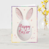 Happy Easter Kaart (Gele Bloem)