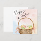 Happy Easter Kaart (Voorkant / Achterkant)