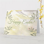 HAPPY EASTER KAART (Gele Bloem)