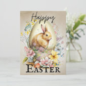 Happy Easter Kaart (Staand voorkant)