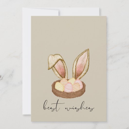 Happy Easter Kaart (Achterkant)