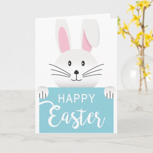 Happy Easter Kaart (Gele Bloem)