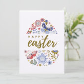 HAPPY EASTER KAART (Staand voorkant)