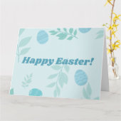 HAPPY EASTER KAART (Gele Bloem)