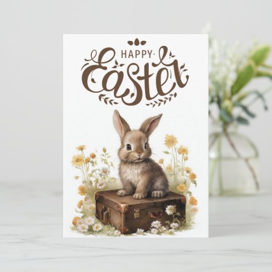 Happy Easter Kaart PDF (Staand voorkant)