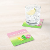 Happy Easter Kartonnen Onderzetters (Insitu)