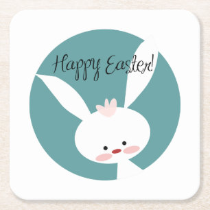 Happy Easter Kartonnen Onderzetters