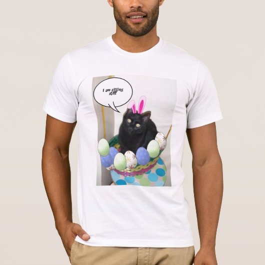 Happy Easter Kat T-shirt (Voorkant)