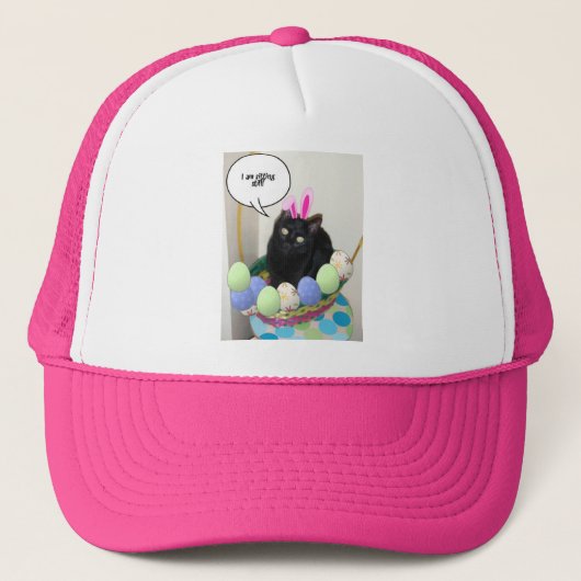 Happy Easter Kat Trucker Pet (Voorkant)