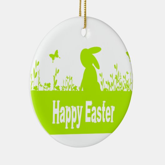 Happy Easter Keramisch Ornament (Rechts)